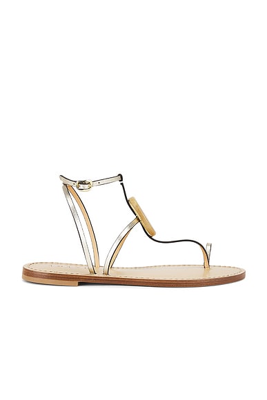 Amanu Cairo Sandal in Champagne