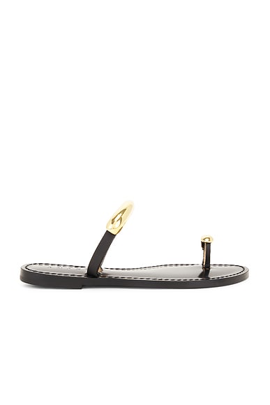 Amanu Samburu Sandal in Black