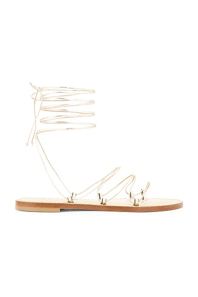 Amanu Serengeti Sandal in Champagne