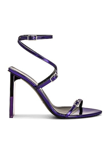 Arielle Baron Cattiva 95 Heel In Blue Violet Metallic
