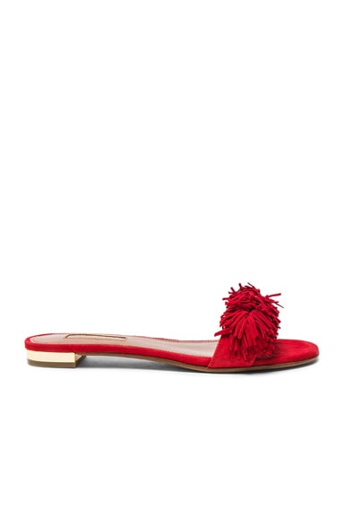 Suede Wild Thing Slide Flats