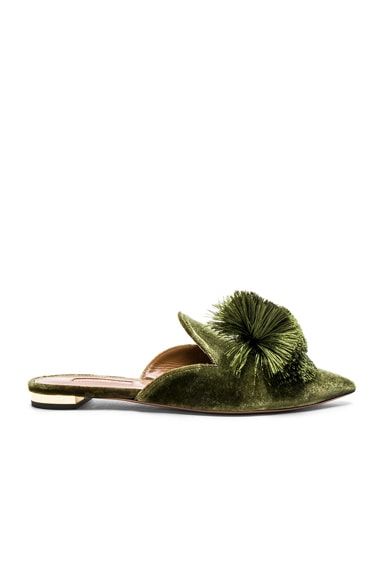 Aquazzura powder puff hotsell flats