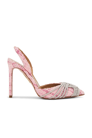 Aquazzura Gatsby 105 Slingback Pump in Macaron
