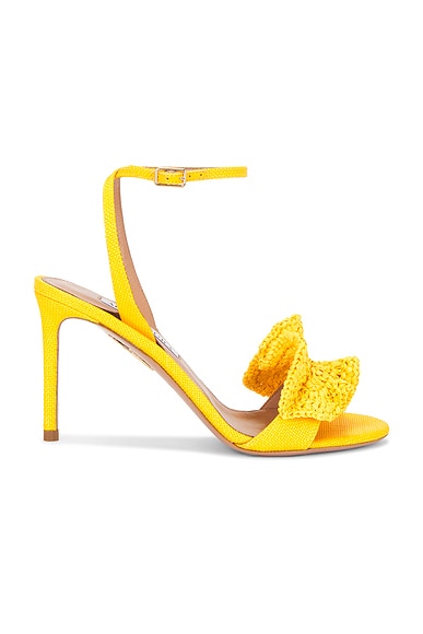Aquazzura Noches Tropicales 85 Sandal in Tuscan Sun