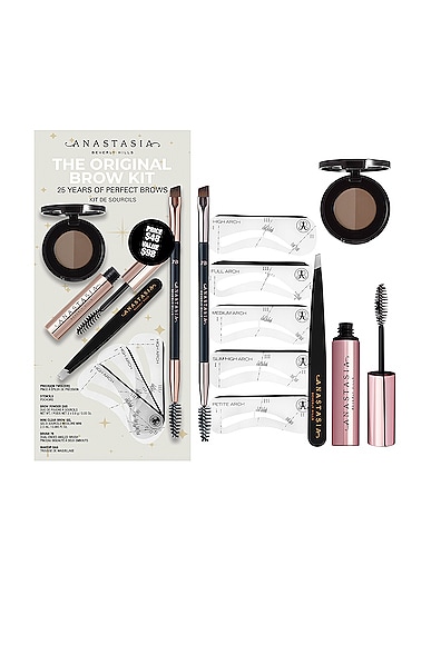 Shop Anastasia Beverly Hills The Original Brow Kit: 25 Years Of Perfect Brows In Soft Brown