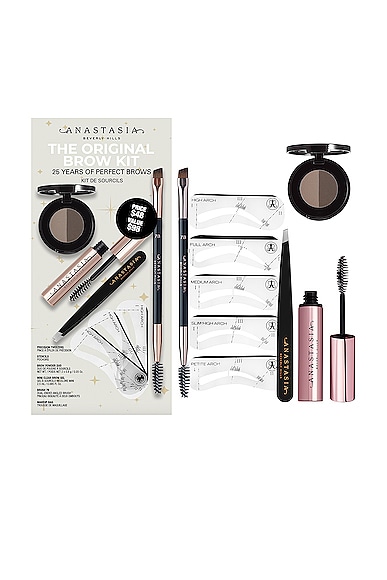 Shop Anastasia Beverly Hills The Original Brow Kit: 25 Years Of Perfect Brows In Dark Brown