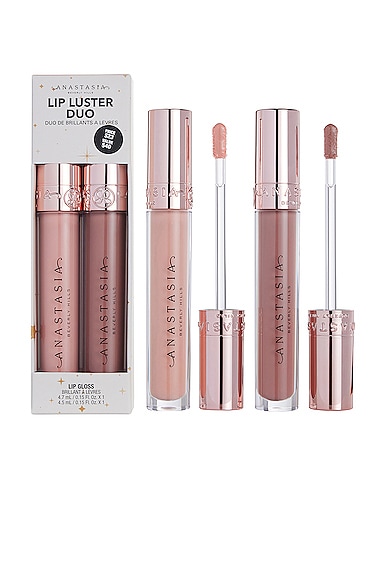 Shop Anastasia Beverly Hills Lip Luster Duo In Guava & Deep Taupe