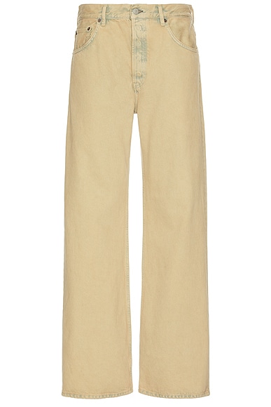 Acne Studios 2021 Loose Fit Jeans in Light Sand