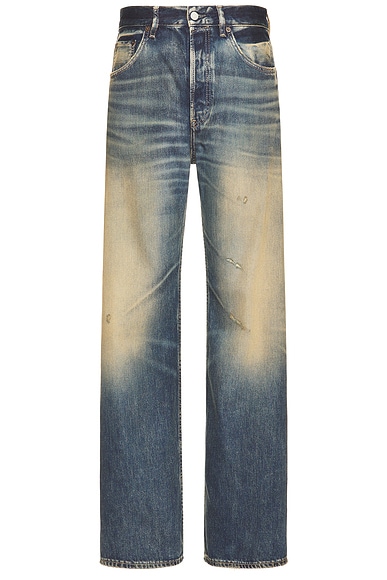 Acne Studios 2021m Rocka Jeans in Dark Blue