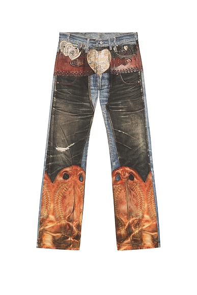 2010m Heart Buckle Belt Jean