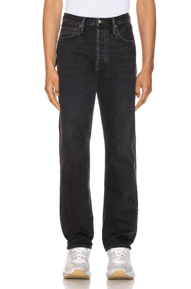 Acne Studios 1996 Metal 5 Pocket Denim Jeans in Used Black