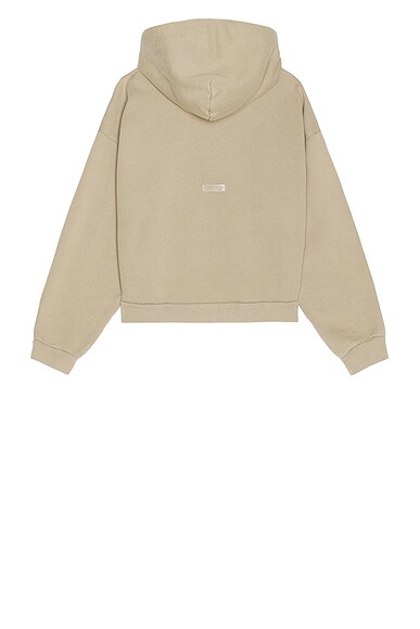 Acne Studios Gender Inclusive Relaxed Fit Hoodie In Concrete Grey