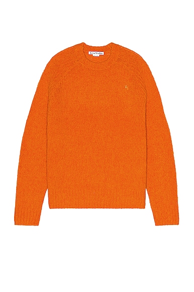 Acne Studios Knit Sweater in Orange