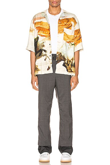 ACNE STUDIOS SHORT SLEEVE SHIRT,ACNE-MS183
