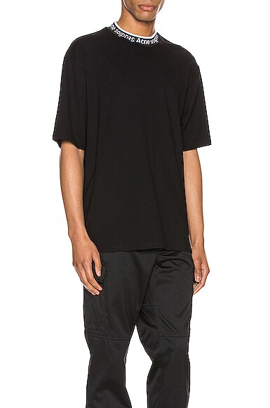 ACNE STUDIOS LOGO RIB TEE,ACNE-MS185