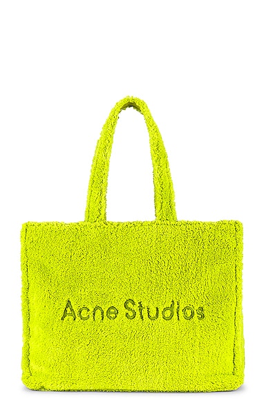 Acne Studios Tote Bag in Lime Green | FWRD