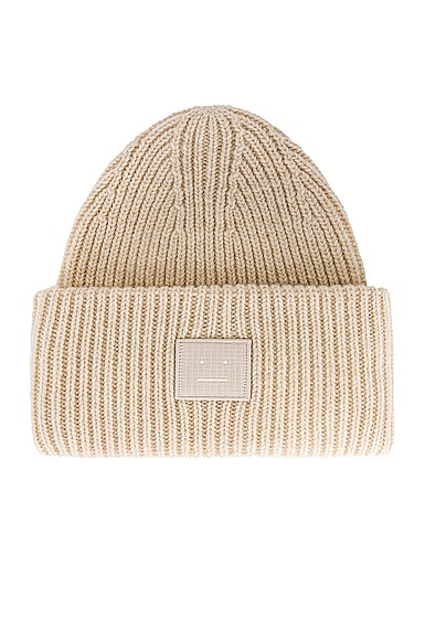 Acne Studios Beanie in Oatmeal Melange 