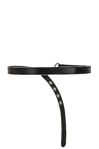 Shop Acne Studios Leather Belt In Black