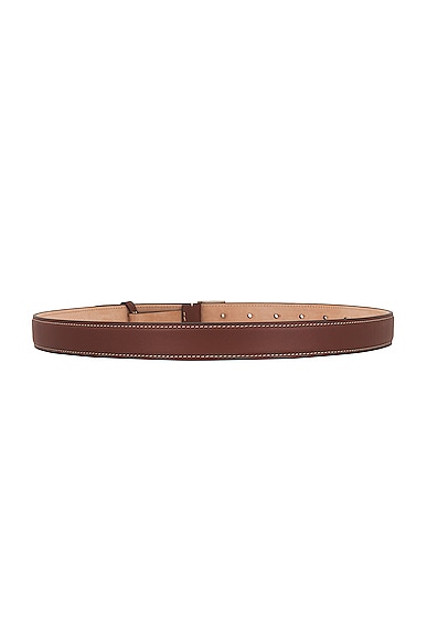 Shop Acne Studios Leather Belt In Brown