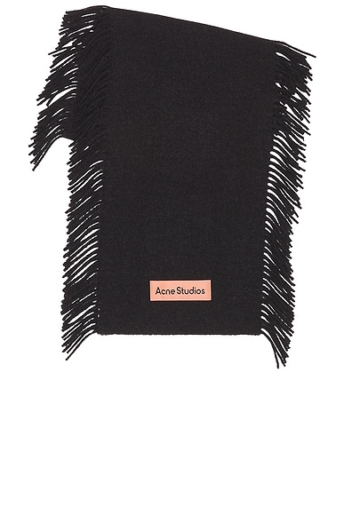 Acne Studios Mid Scarf in Black Melange