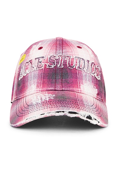 【期間限定特価】 Studios Acne Baseball FWRD | Blue & Red in Hat 帽子