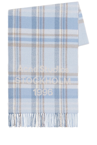 Check Jacquard Scarf