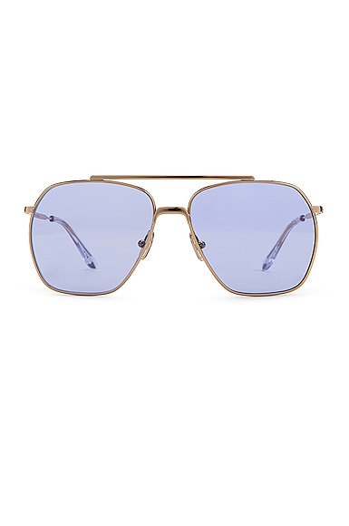 ACNE STUDIOS Anteom Aviator Sunglasses Acne Studios - Anteom Aviator-Style Gold-Tone and  main image 4