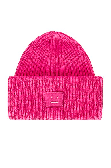 Acne Studios Pansy Face Beanie In 