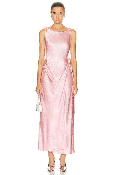 Acne Studios Slip Dress in Pink