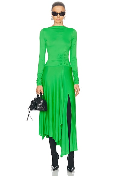 Givenchy green dress best sale