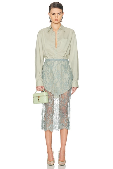 Depru Romantic Flower Lace Dress