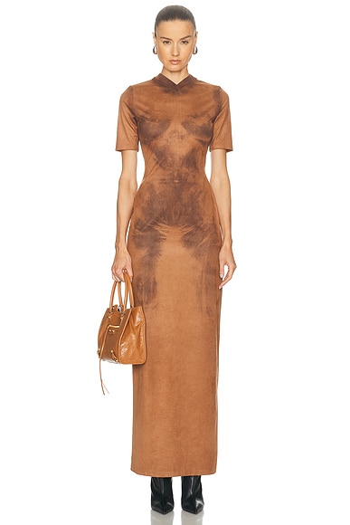 Dueda Faux Suede Dress