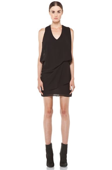 Acne Studios Mallory Crepe Dress in Black | FWRD 
