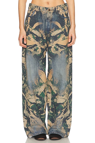 Acne Studios 2023 Mossy Oak Super Wide Leg in Brown