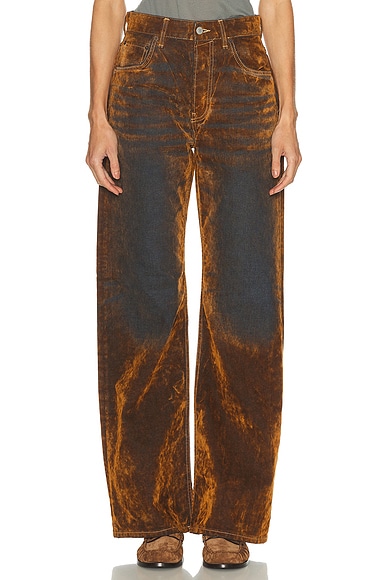 2021f Flocked Wide Leg