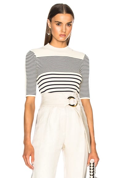 Winnie Front Striped Sweater main image 1