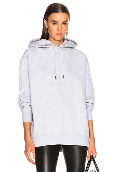 Acne Studios Yala Hoodie in Grey Melange | FWRD