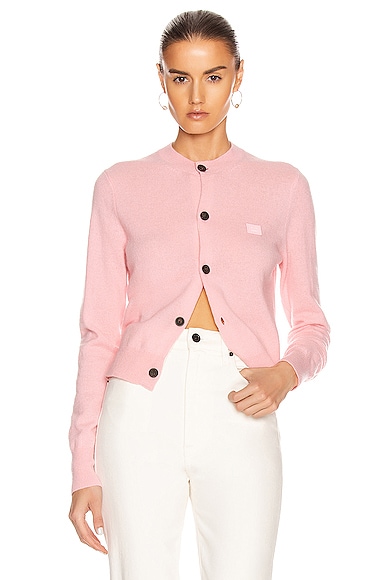 ACNE STUDIOS FACE CARDIGAN,ACNE-WK292