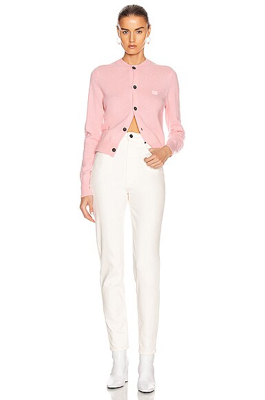 ACNE STUDIOS FACE CARDIGAN,ACNE-WK292