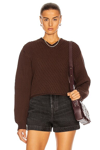 Acne studios v neck sweater hot sale
