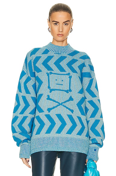 Acne studios sweater blue cheap
