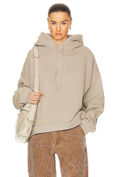 Drawstring Sweater in Taupe