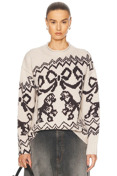 もらって 嬉しい お歳暮 ランキング Cheetah in Sweater Oversized R13 Print FWRD | トップス