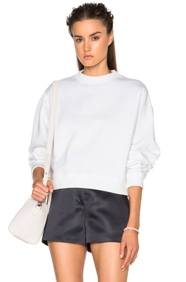 Acne Studios Bird Sweatshirt in Pearl White FWRD
