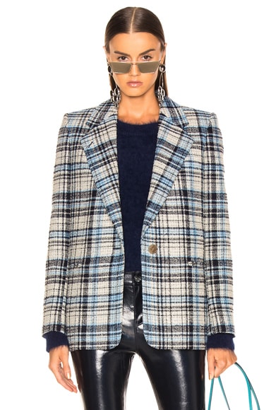 Plaid Suit Jacket