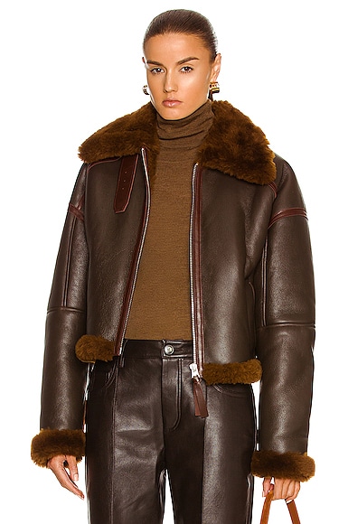 Acne Studios Jacket in Brown & Brown in Brown & Brownn | FWRD