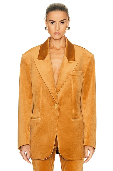 Acne studios top linen blazer