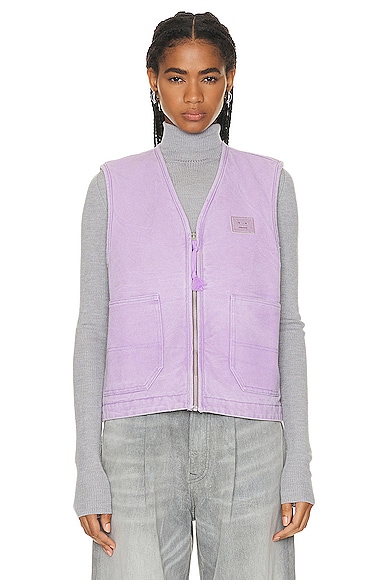 Pocket Vest in Lavender