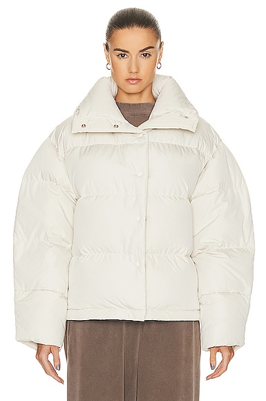 Acne Studios Puffer Jacket in White