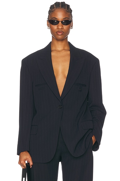 Acne Studios Jerry Jacket in Navy Blue